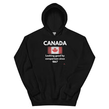 Load image into Gallery viewer, &#39;Canada: Looking Good By Comparison Since 1867&#39; Unisex Hoodie
